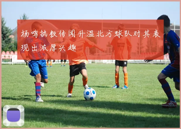 杨鸣执教传闻升温北方球队对其表现出浓厚兴趣