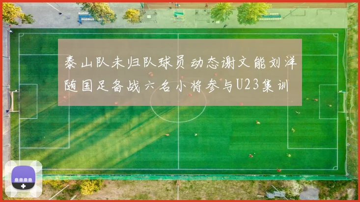 泰山队未归队球员动态谢文能刘洋随国足备战六名小将参与U23集训